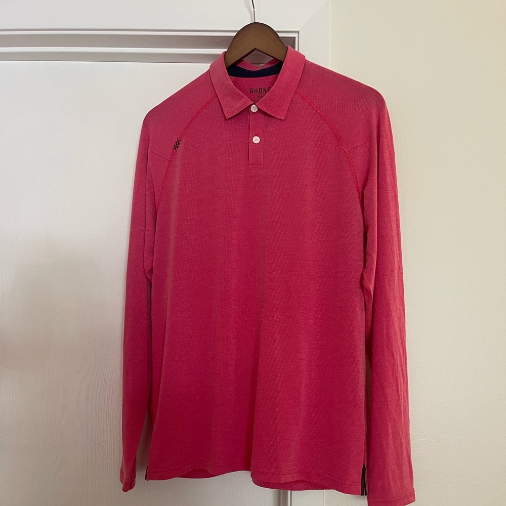 Men’s Rhone long sleeve collared polo